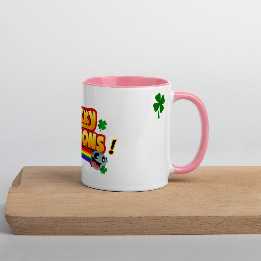 Lucky Moons Mug with Color Inside