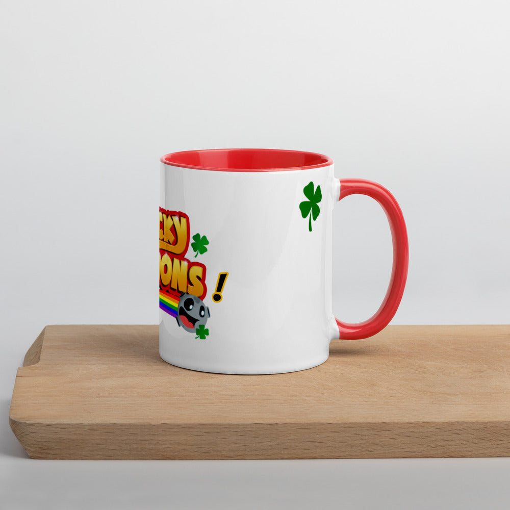 Lucky Moons Mug with Color Inside