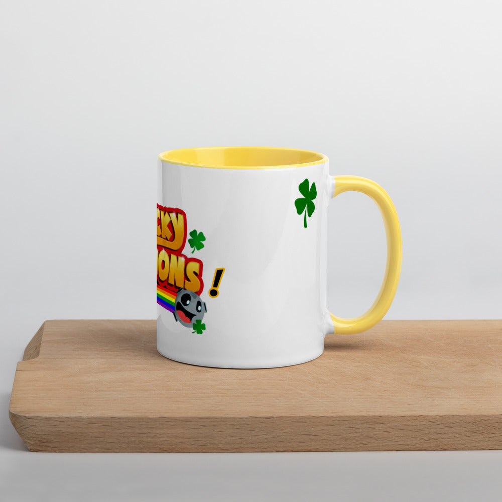 Lucky Moons Mug with Color Inside