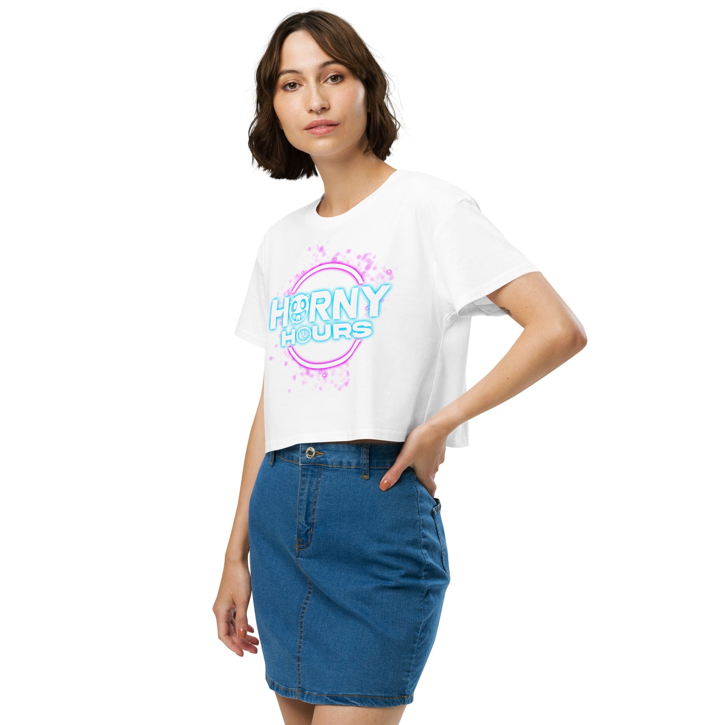 Horny Hours Women’s crop top