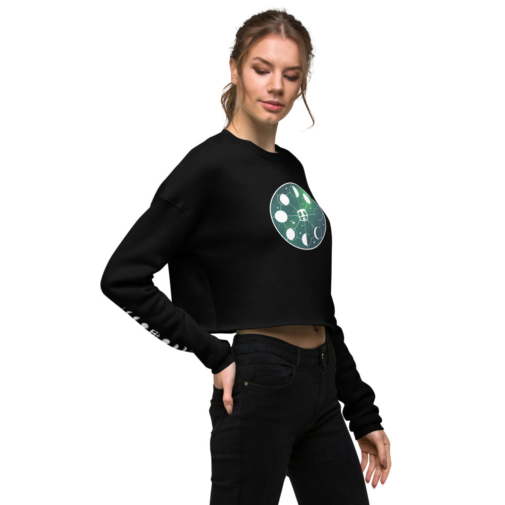 Circle Phases Crop Sweatshirt