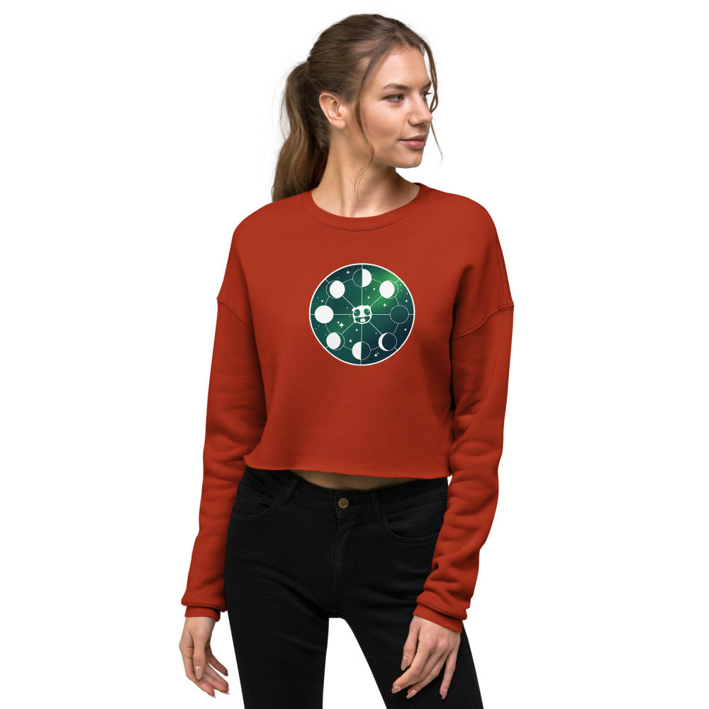 Circle Phases Crop Sweatshirt