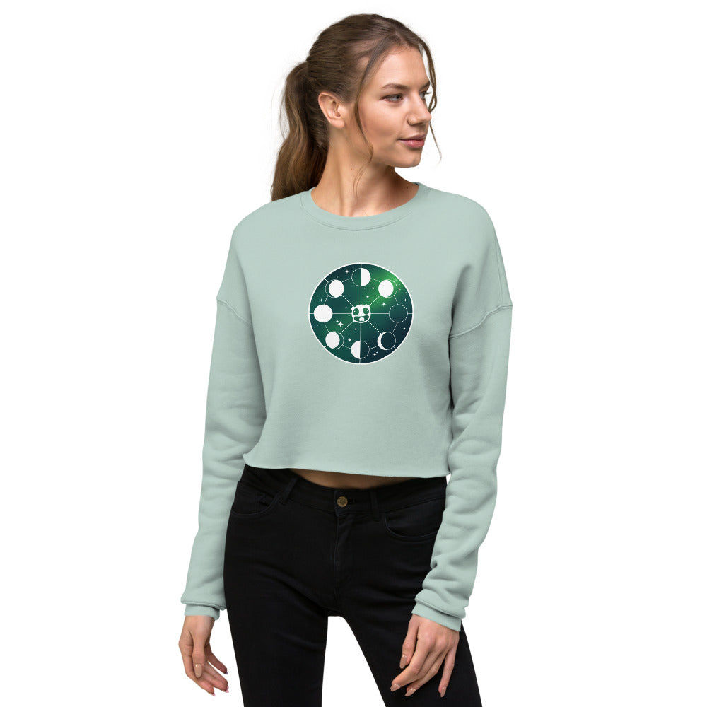 Circle Phases Crop Sweatshirt