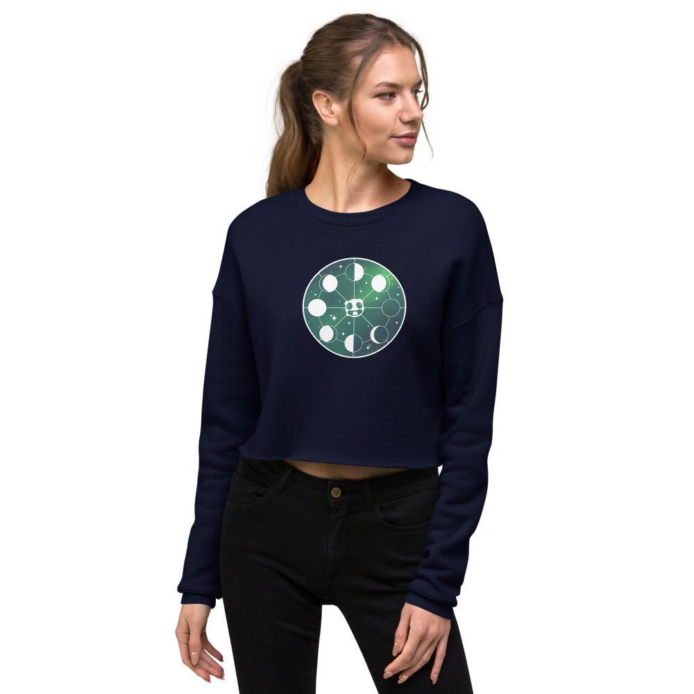 Circle Phases Crop Sweatshirt