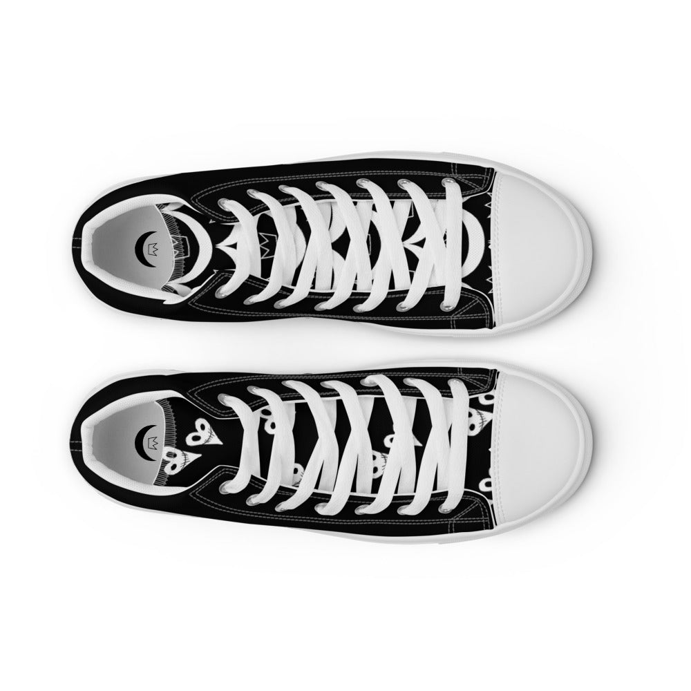 Moonrock Clothing Co. Women’s High Top Canvas Shoes