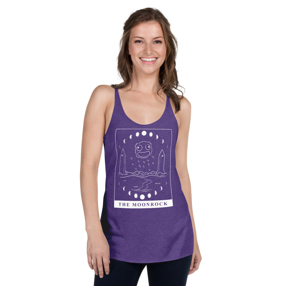 Moonrock Tarot Card Women's Racerback Tank