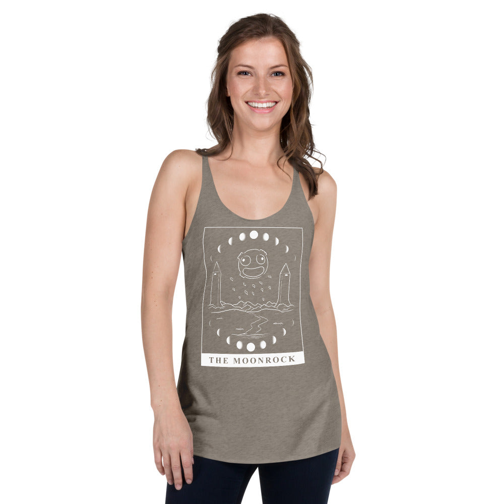 Moonrock Tarot Card Women's Racerback Tank