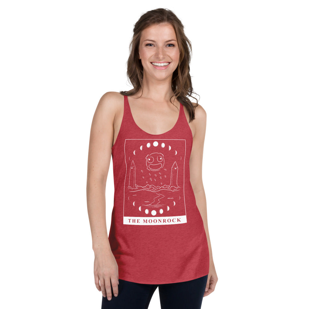 Moonrock Tarot Card Women's Racerback Tank