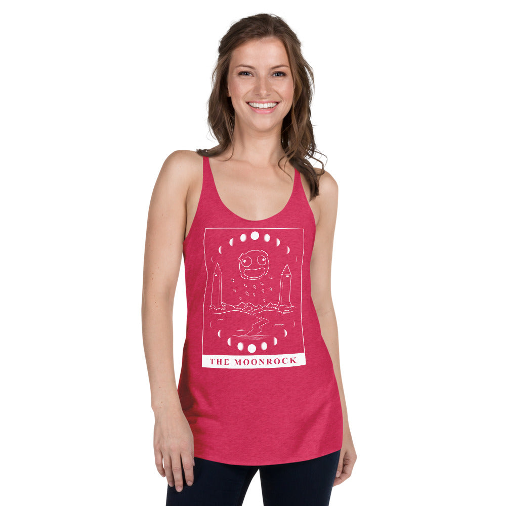 Moonrock Tarot Card Women's Racerback Tank