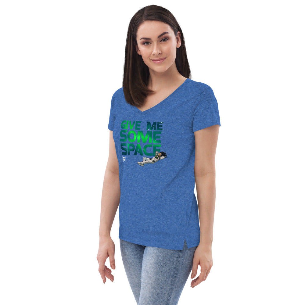 Give Me Some Space Women’s Recycled V-neck T-shirt