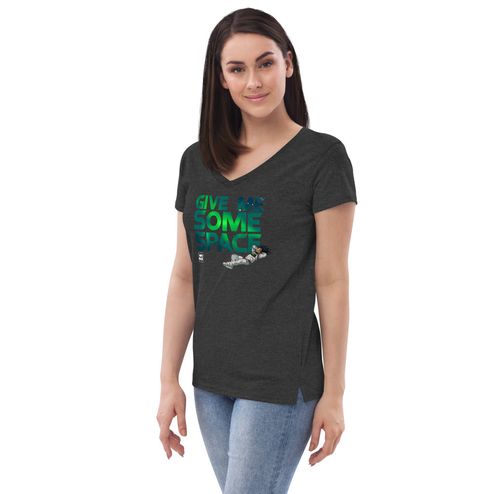 Give Me Some Space Women’s Recycled V-neck T-shirt