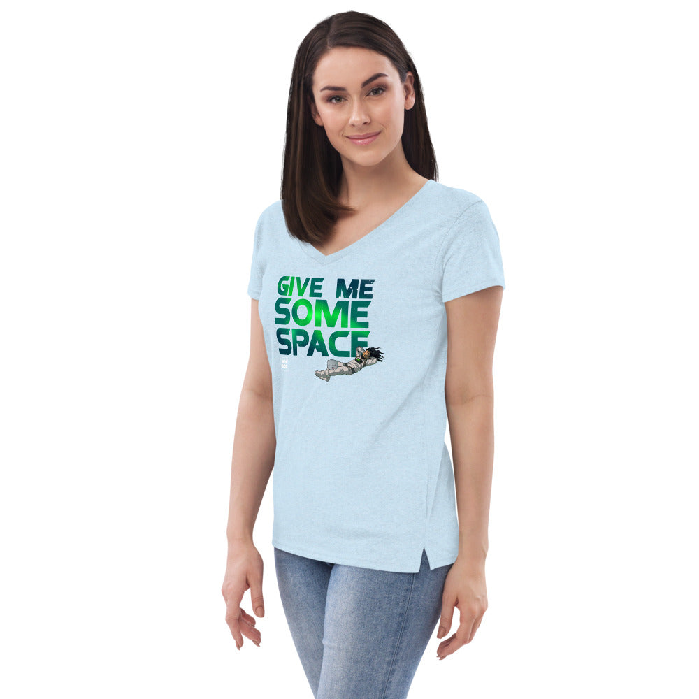Give Me Some Space Women’s Recycled V-neck T-shirt
