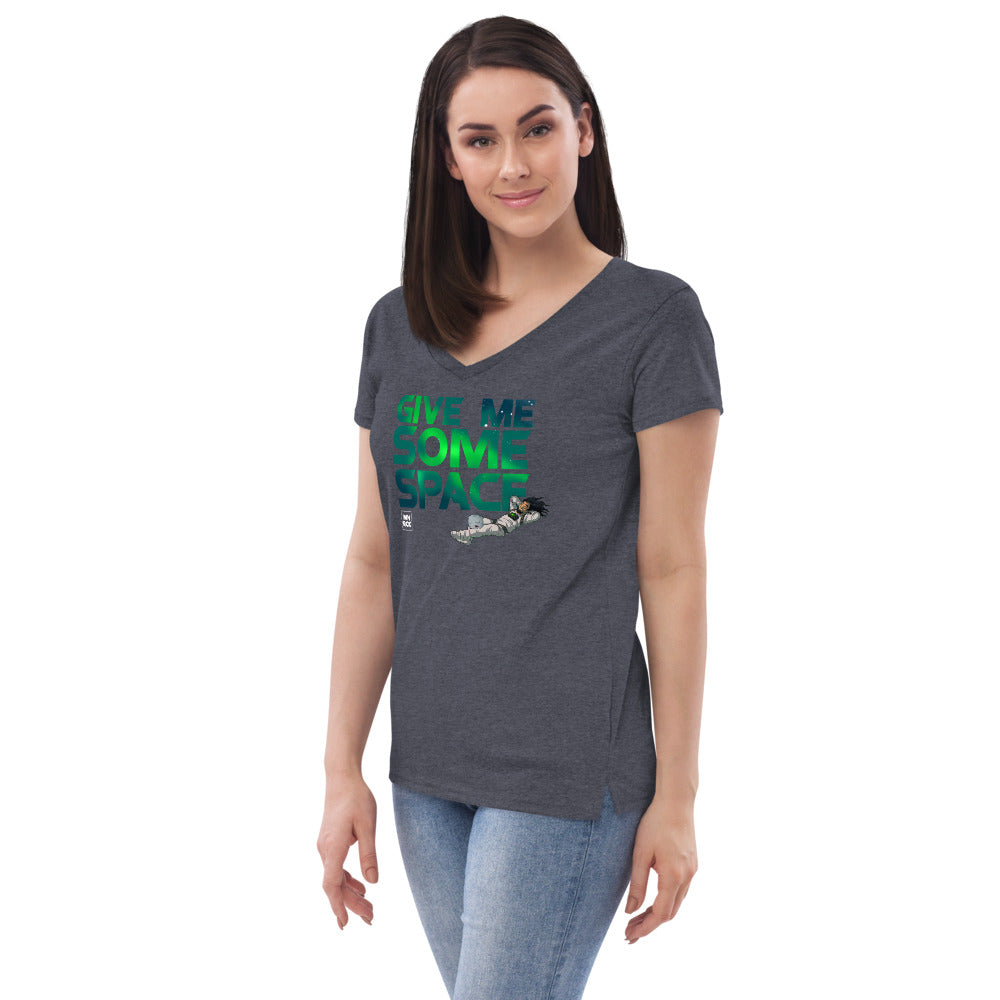 Give Me Some Space Women’s Recycled V-neck T-shirt