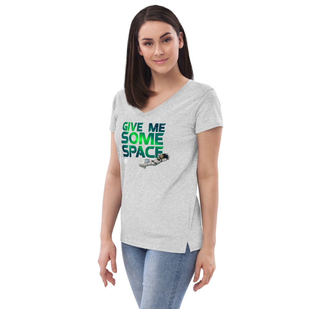 Give Me Some Space Women’s Recycled V-neck T-shirt