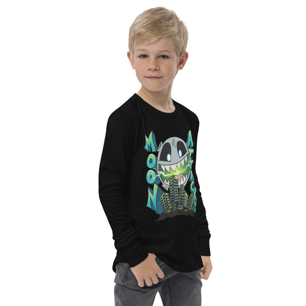 Moon Attacks! Youth Long Sleeve Tee