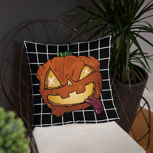 Pumpkin / Zombie Double Sided Pillow