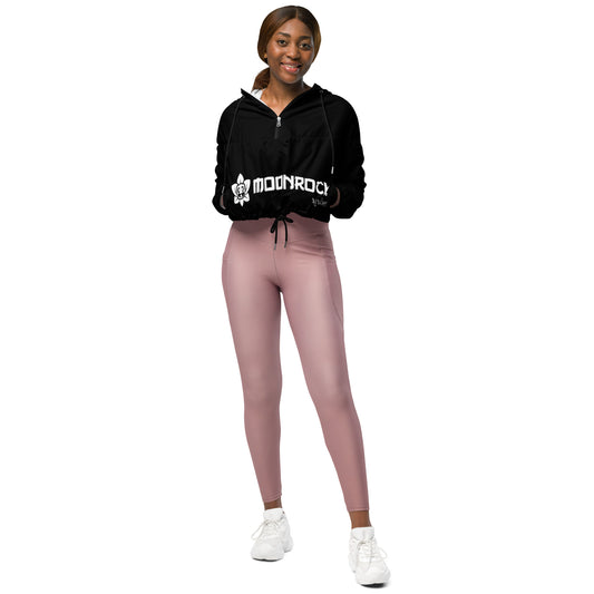 Moon Lotus Women’s Cropped Windbreaker
