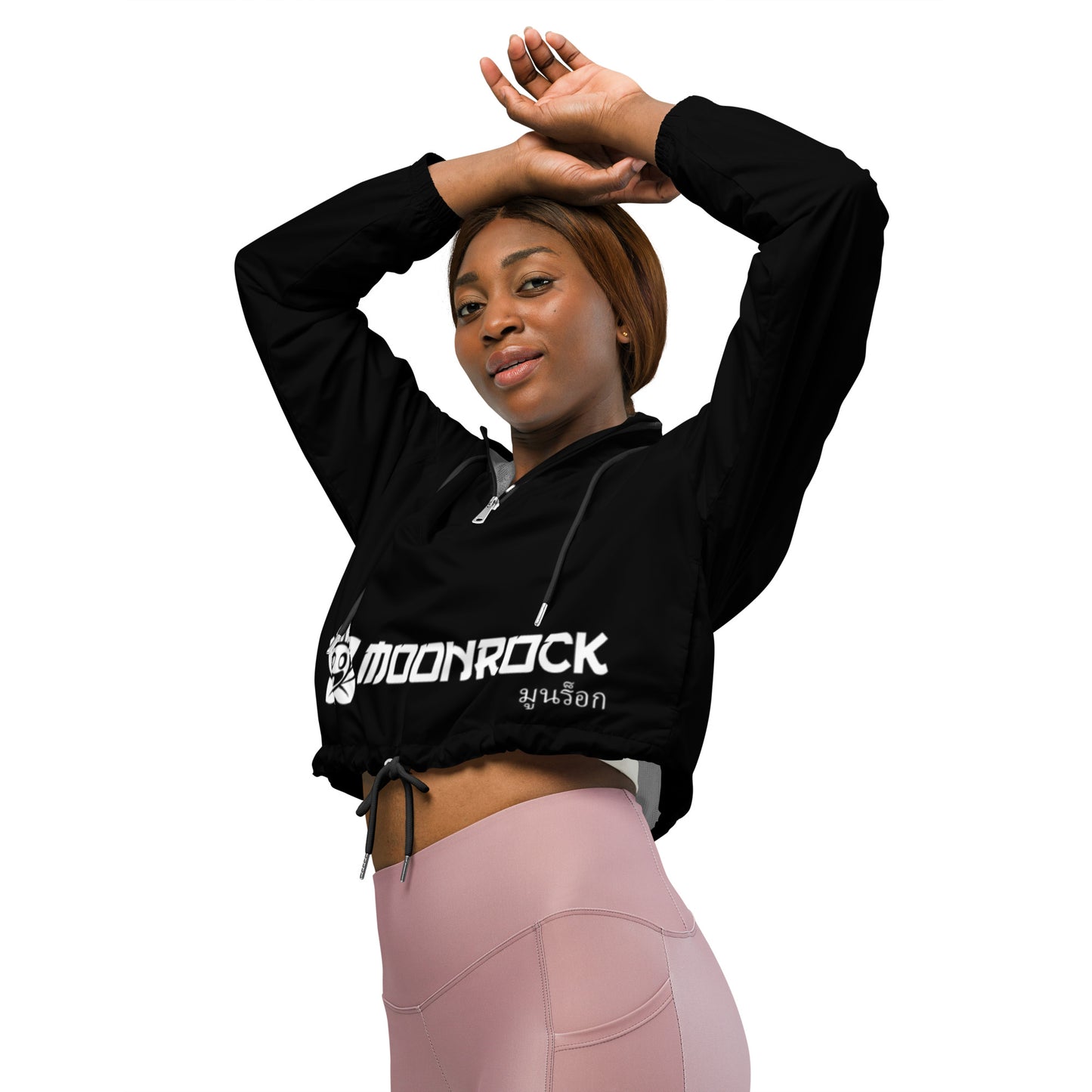 Moon Lotus Women’s Cropped Windbreaker