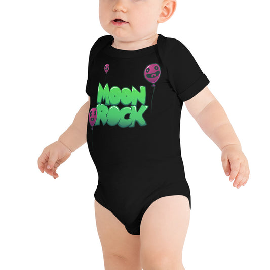 Moon Balloons Baby Short Sleeve Onesie
