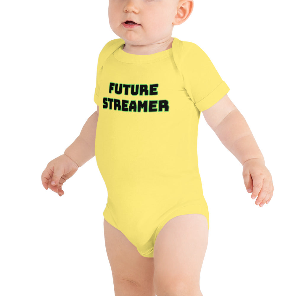 Future Streamer Baby Short Sleeve Onesie