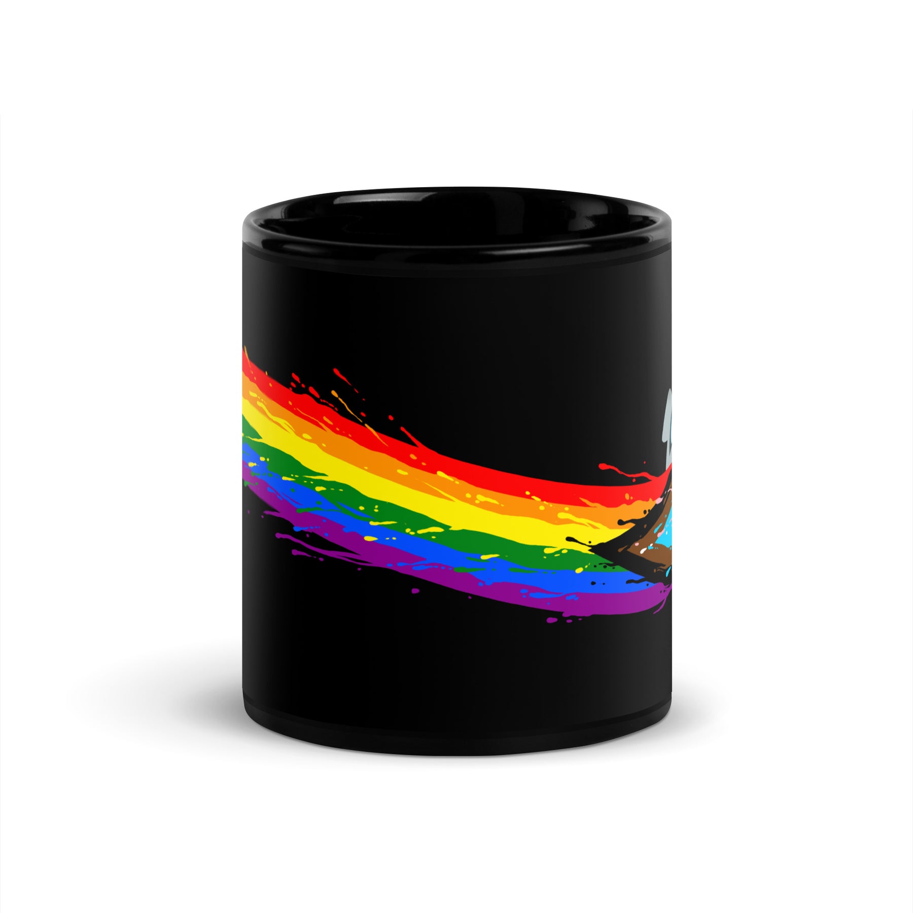 Pride Black Glossy Mug