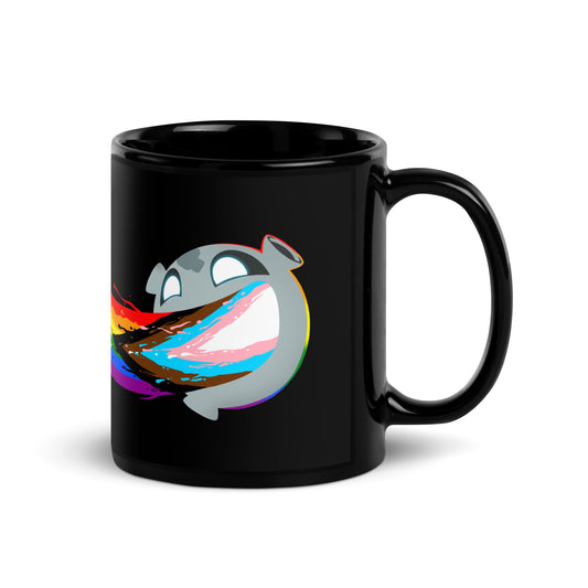 Pride Black Glossy Mug