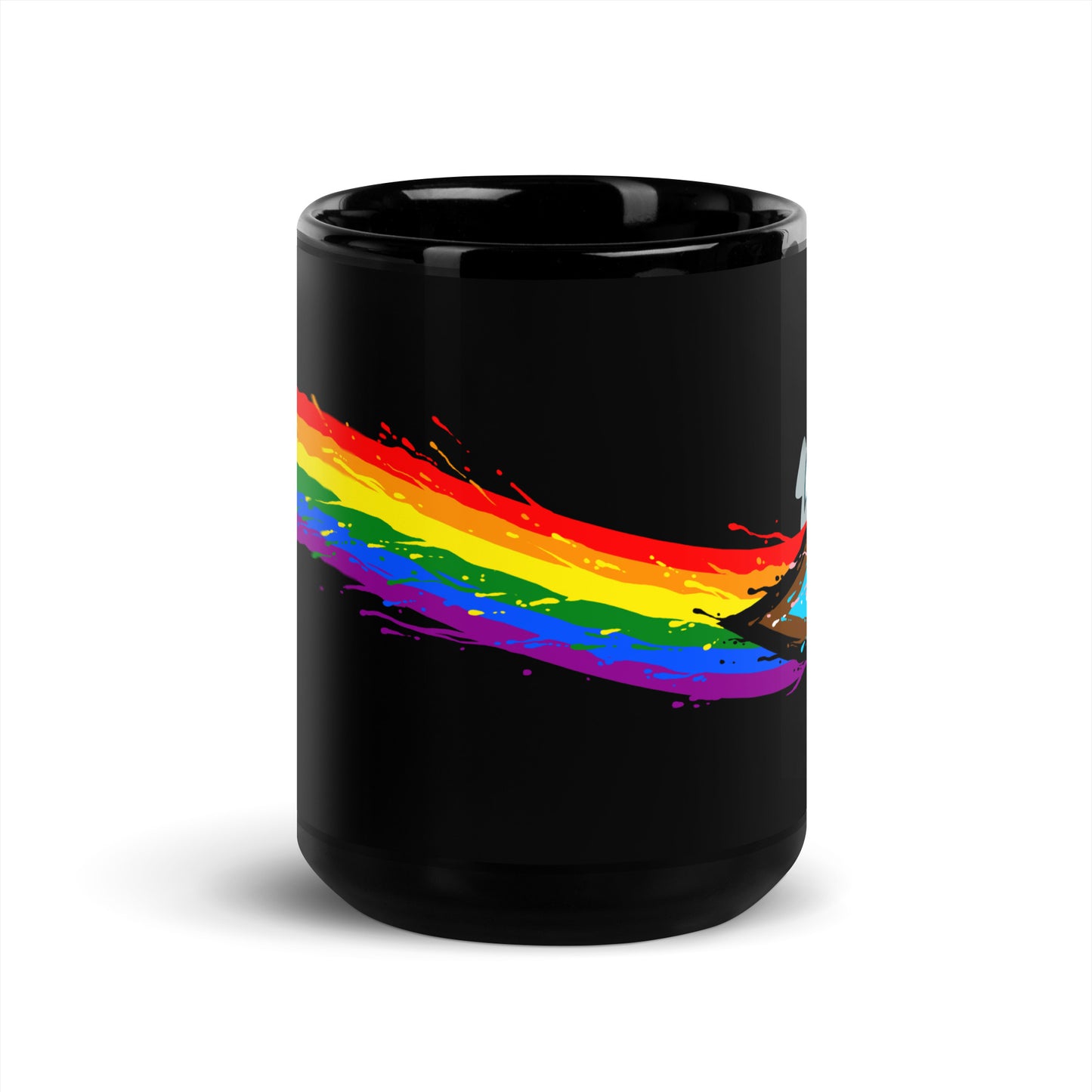 Pride Black Glossy Mug