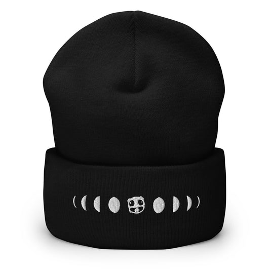 Moon Phases Cuffed Beanie
