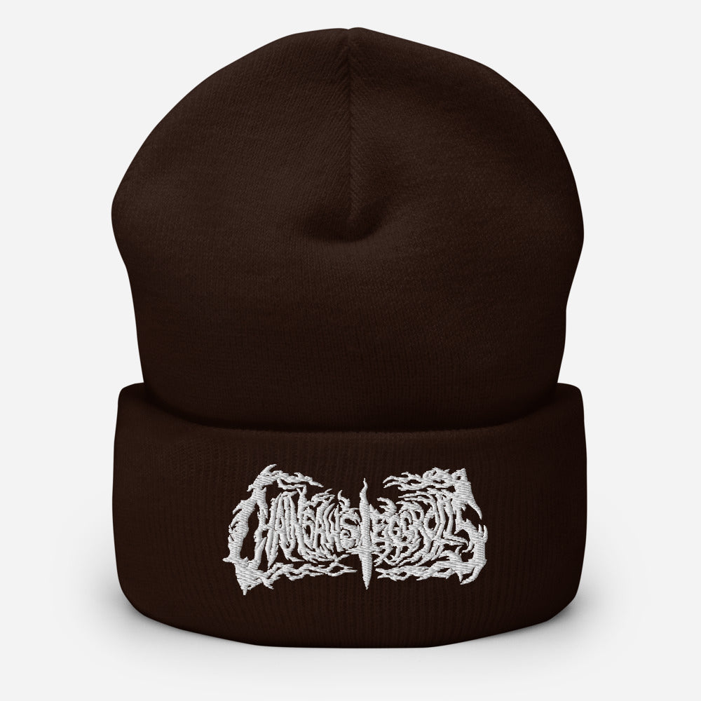 Chainsaws & Eggrolls Cuffed Beanie