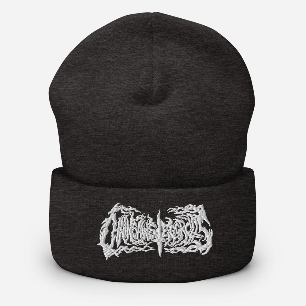 Chainsaws & Eggrolls Cuffed Beanie