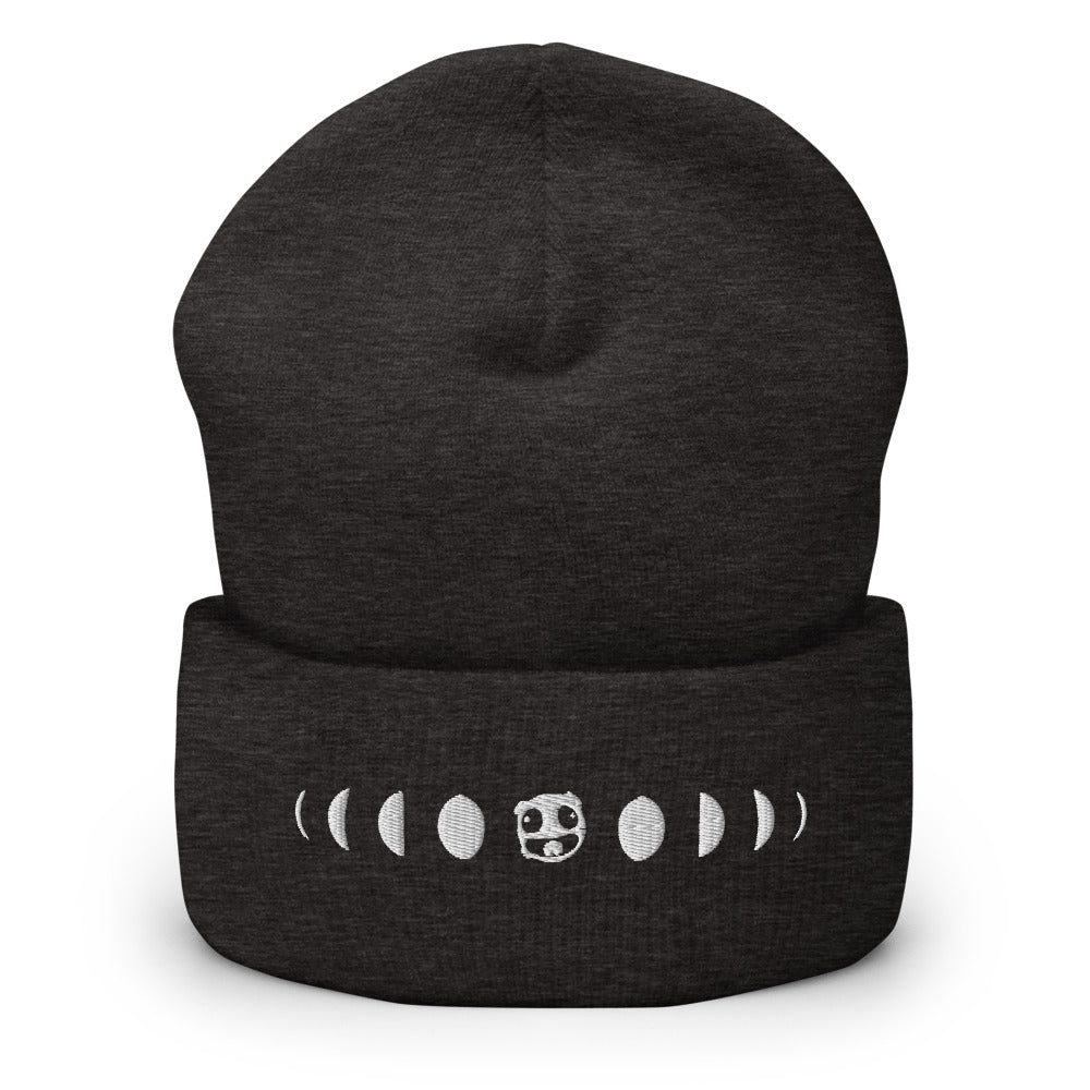 Moon Phases Cuffed Beanie