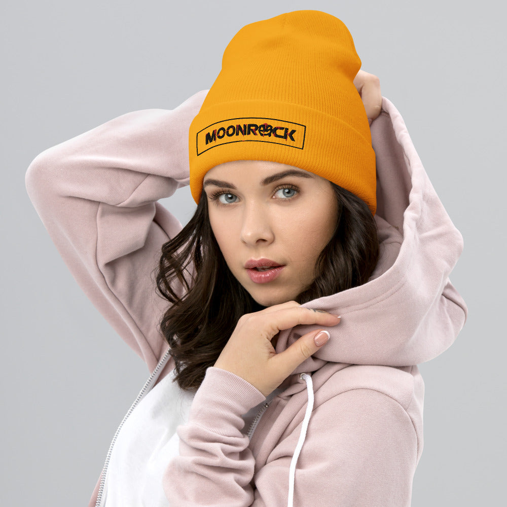 Moonrock Halloween Dark Variation Cuffed Beanie