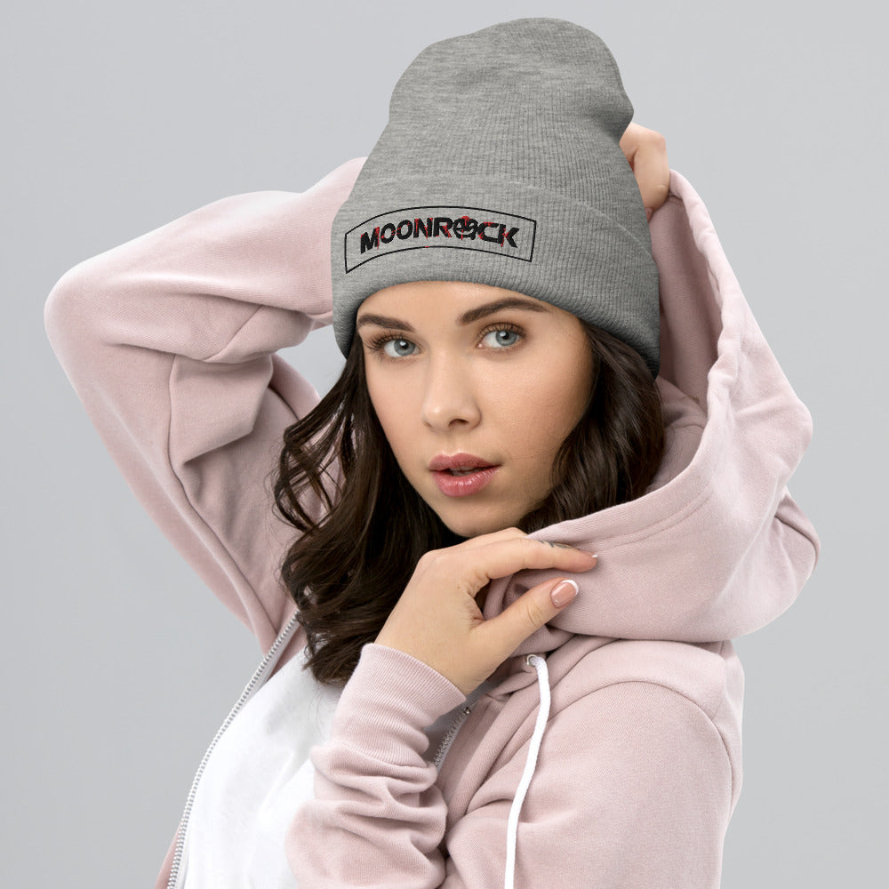Moonrock Halloween Dark Variation Cuffed Beanie