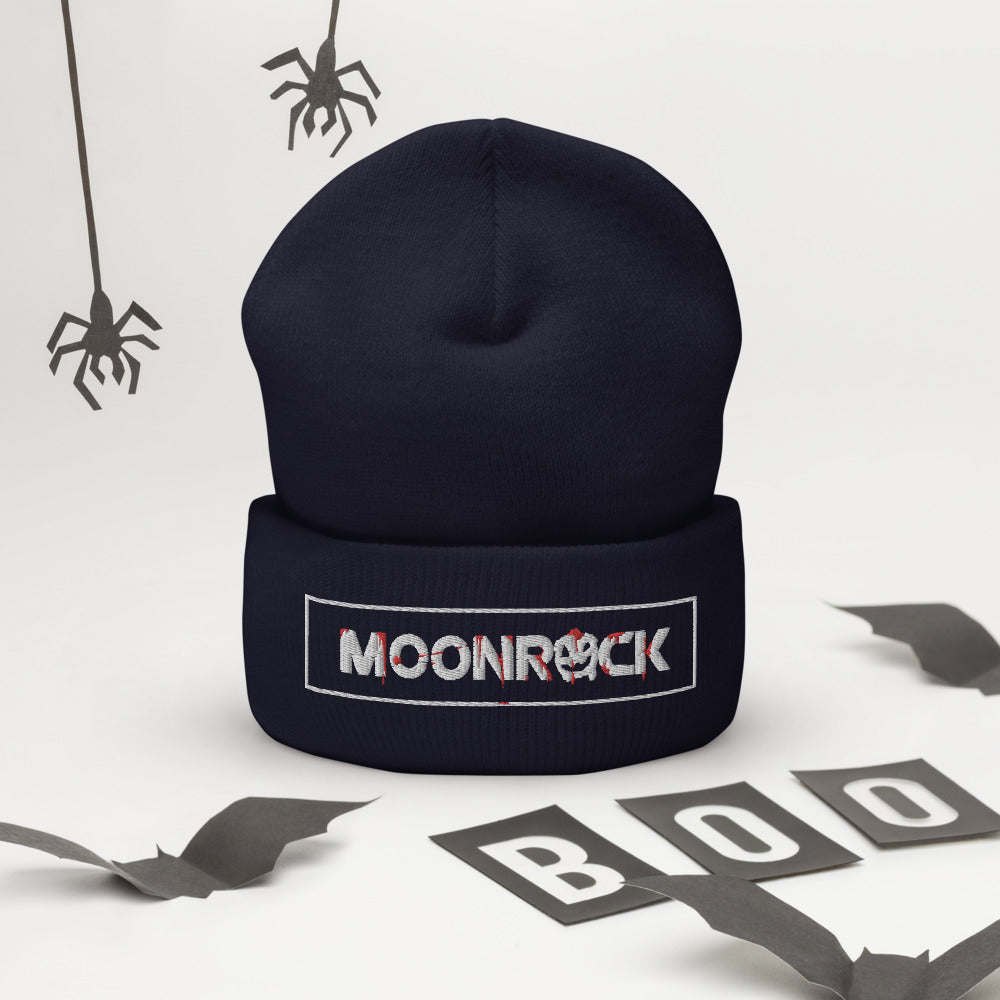 Moonrock Halloween Cuffed Beanie