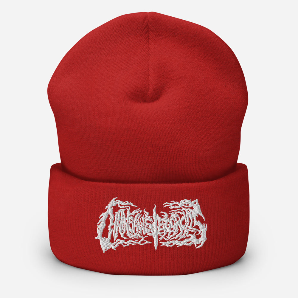 Chainsaws & Eggrolls Cuffed Beanie
