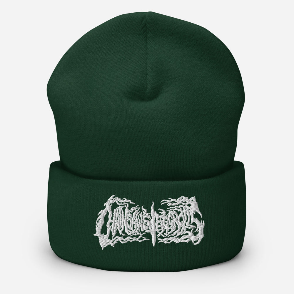 Chainsaws & Eggrolls Cuffed Beanie
