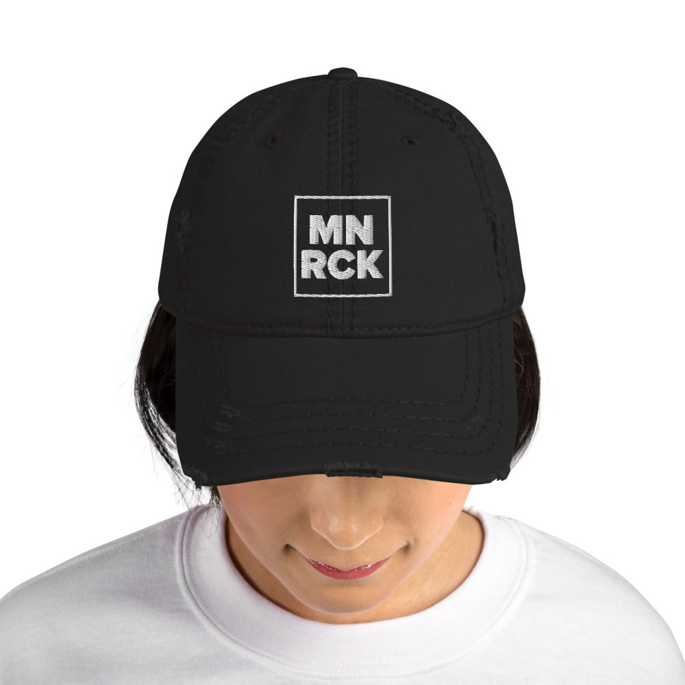 MNRCK Distressed Dad Hat