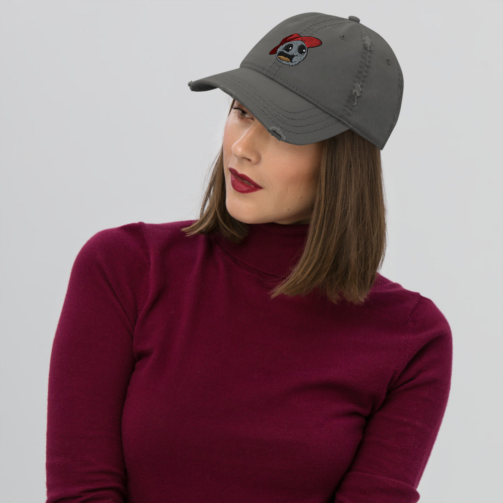 Fedora Rock Distressed Dad Hat
