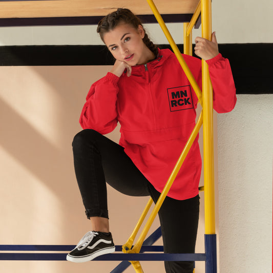 MNRCK Embroidered Champion Packable Jacket