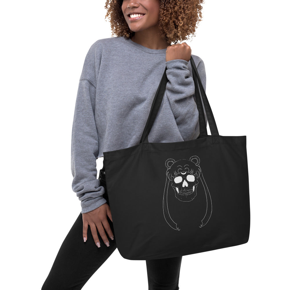 Dead Princess / Plenty of Fish Large Organic Tote Bag
