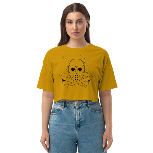 Your Favorite Killer Drop Shoulder Crop Top