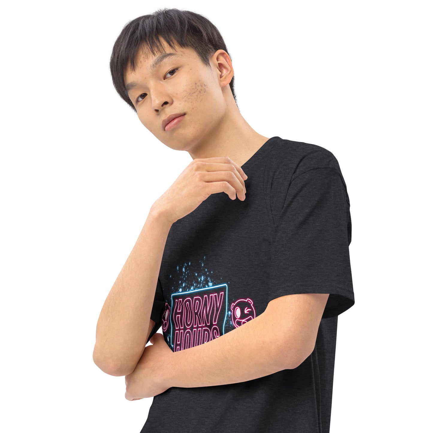 Horny Hours Men’s premium heavyweight tee