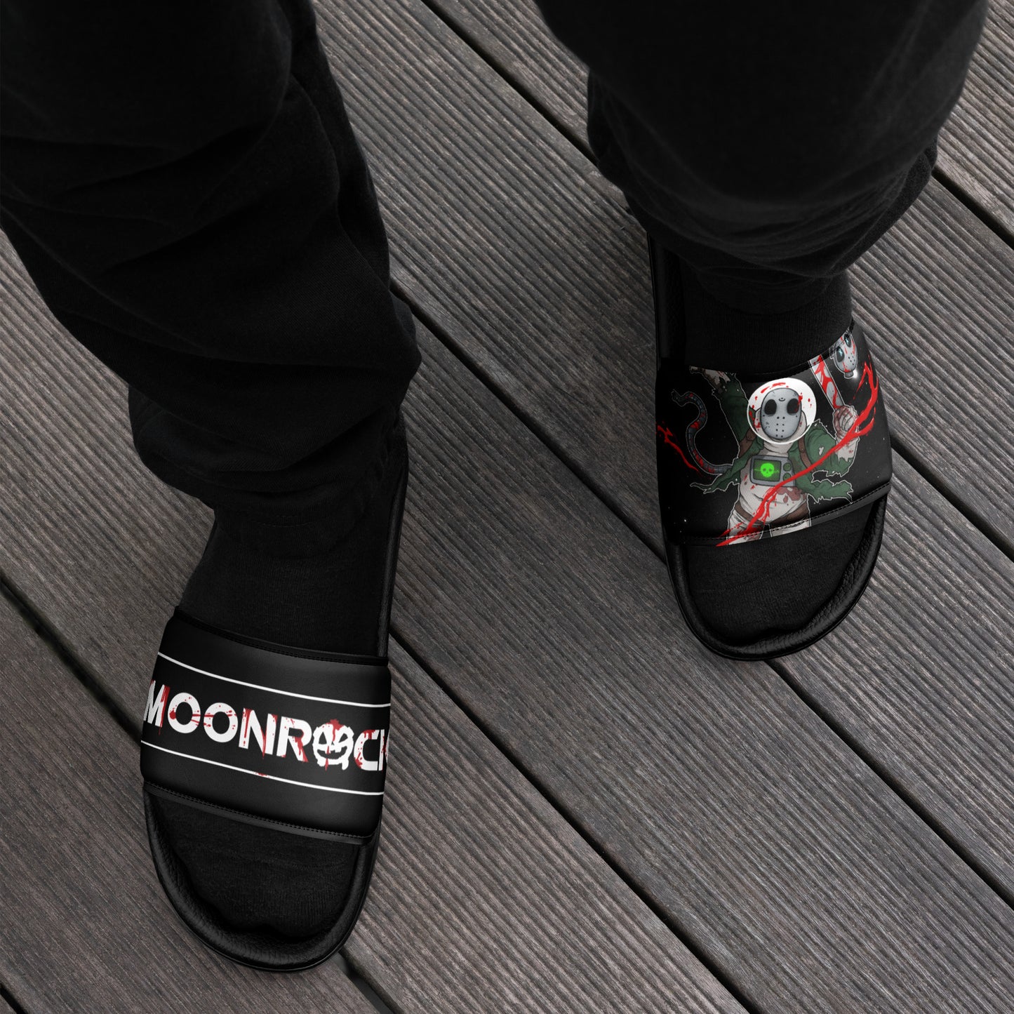 Moonrock Halloween Men’s Slides