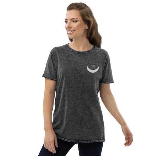 Moonrock Clothing Co. Embroidered Denim T-Shirt