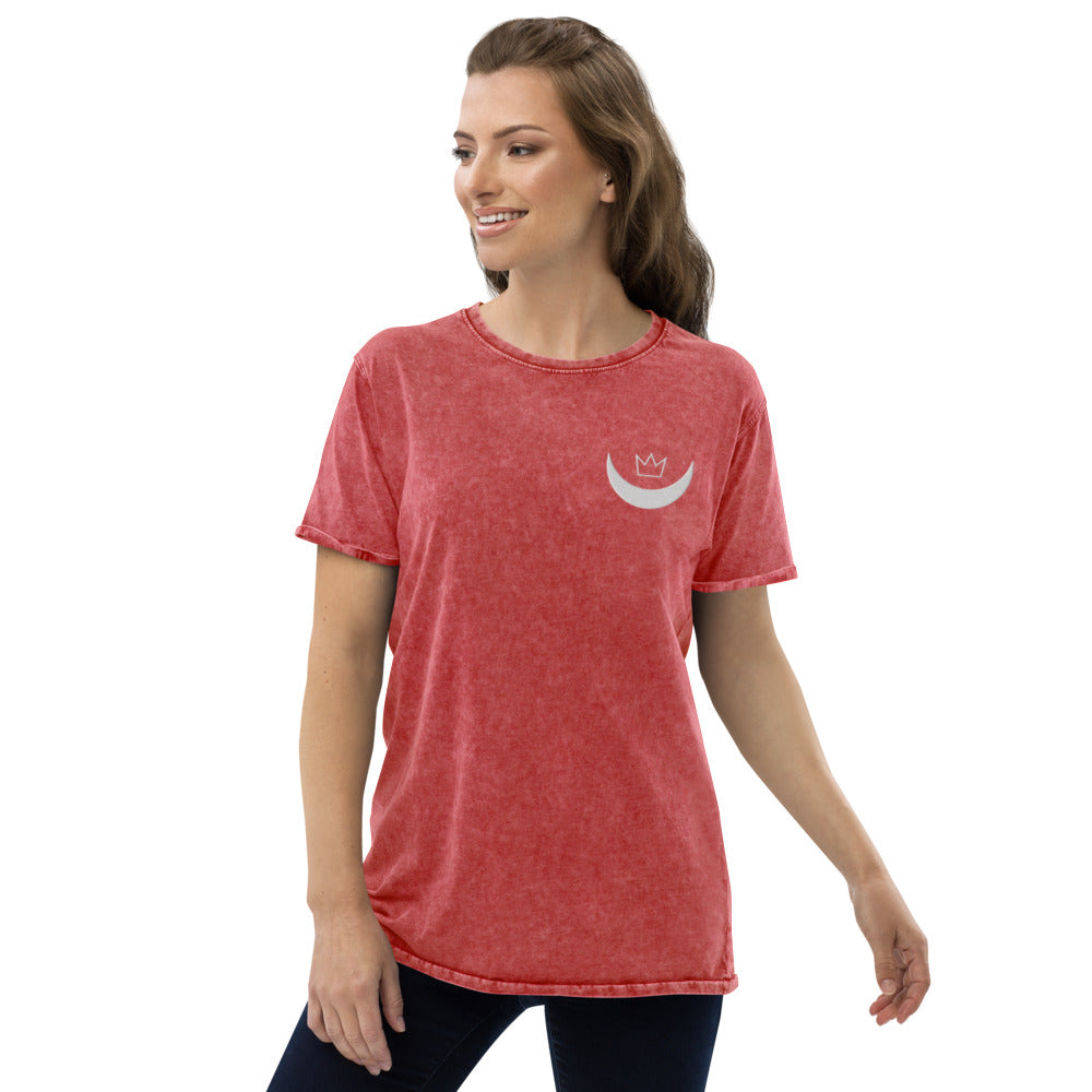 Moonrock Clothing Co. Embroidered Denim T-Shirt