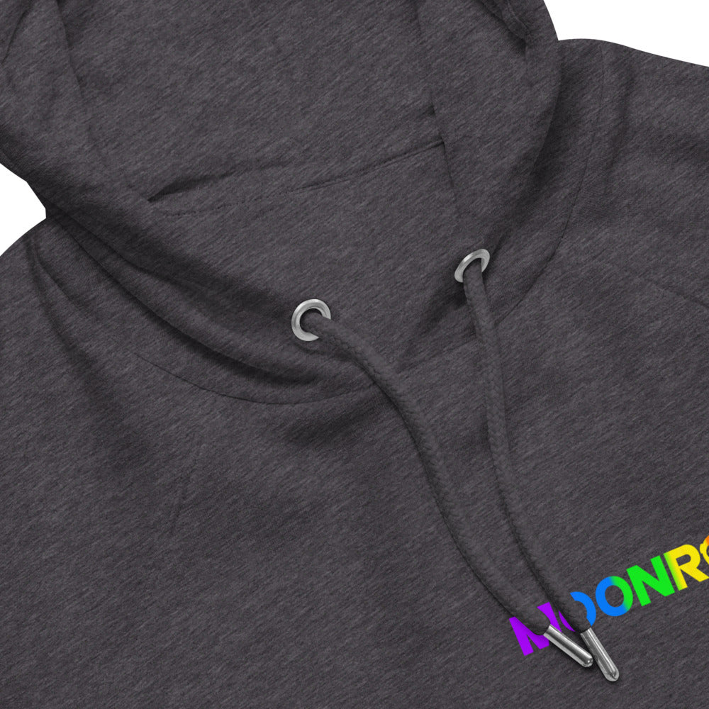 Melting Rainbow Unisex Eco Raglan Hoodie