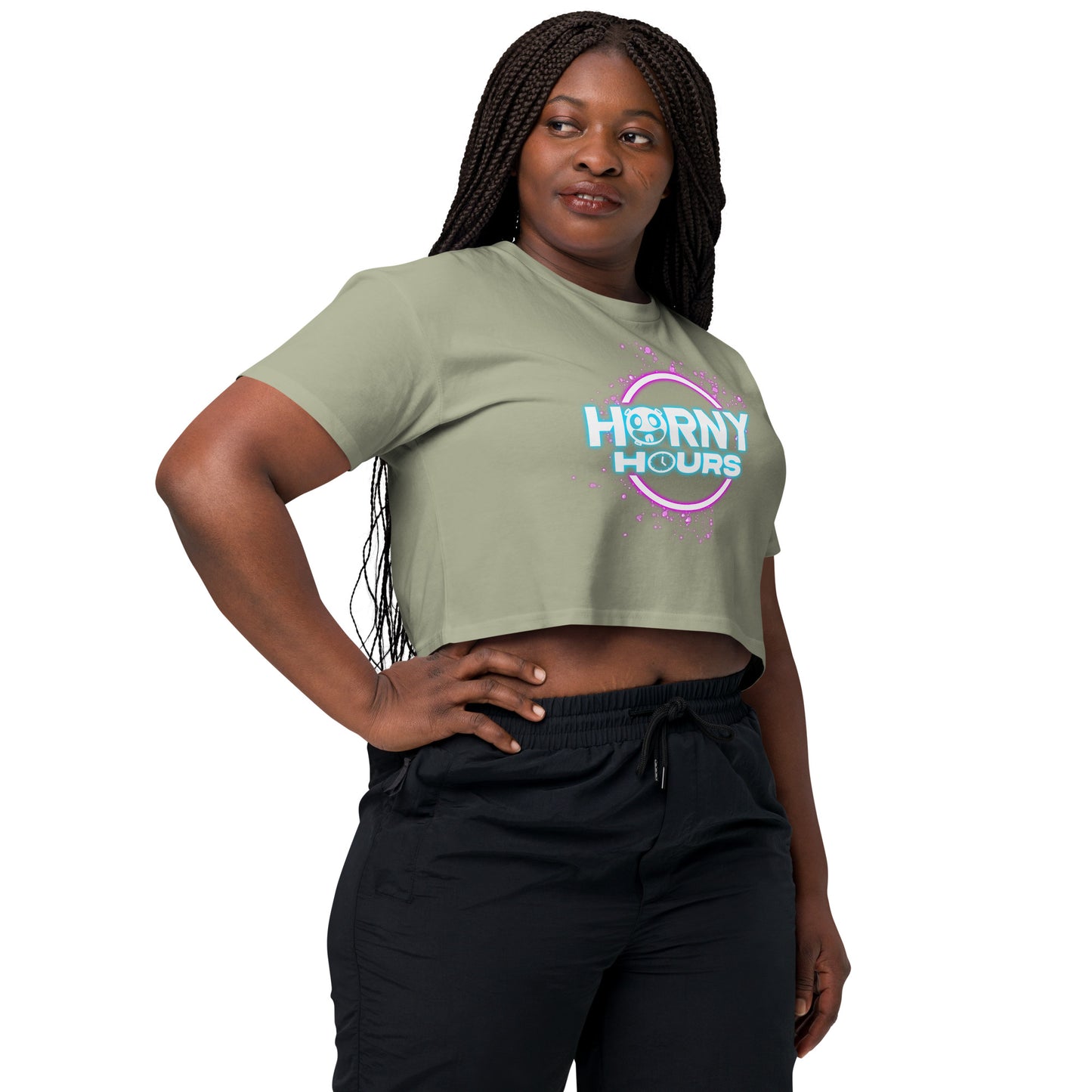 Horny Hours Women’s crop top