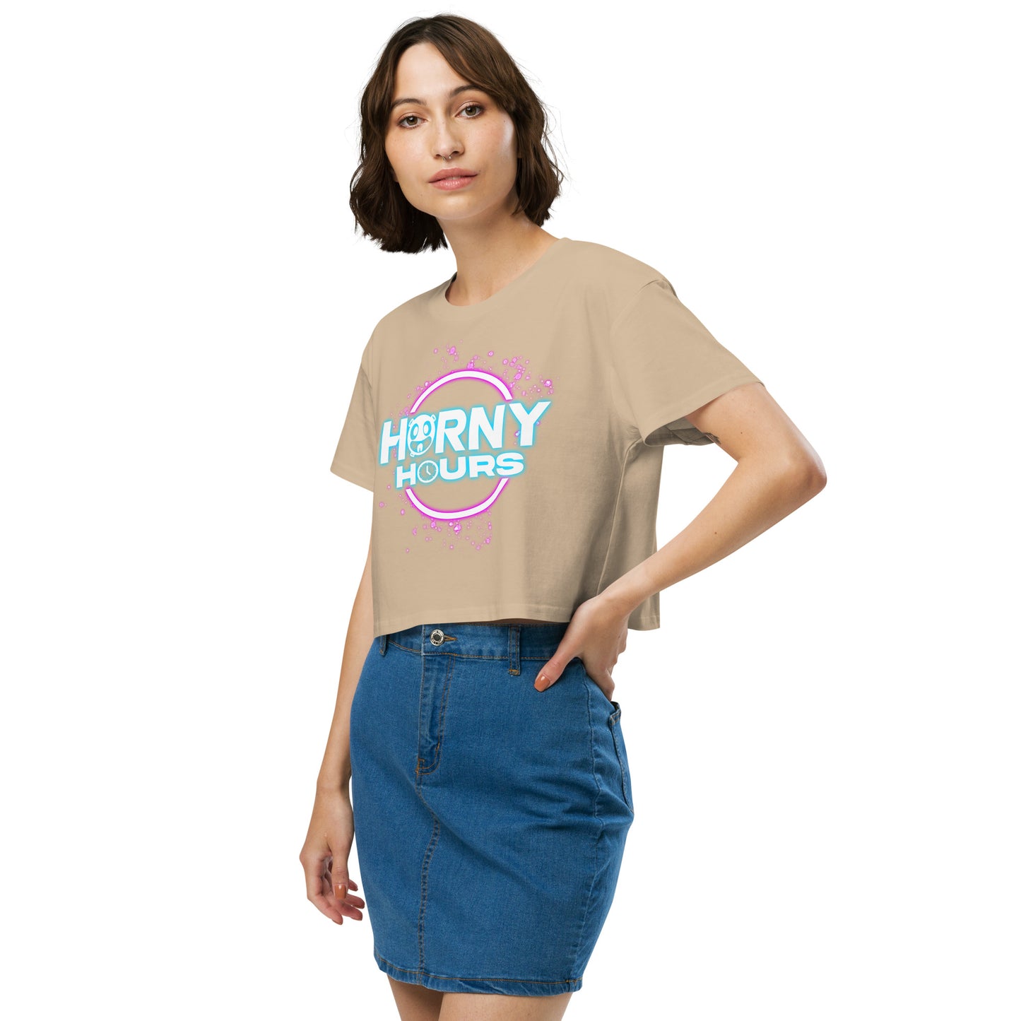 Horny Hours Women’s crop top
