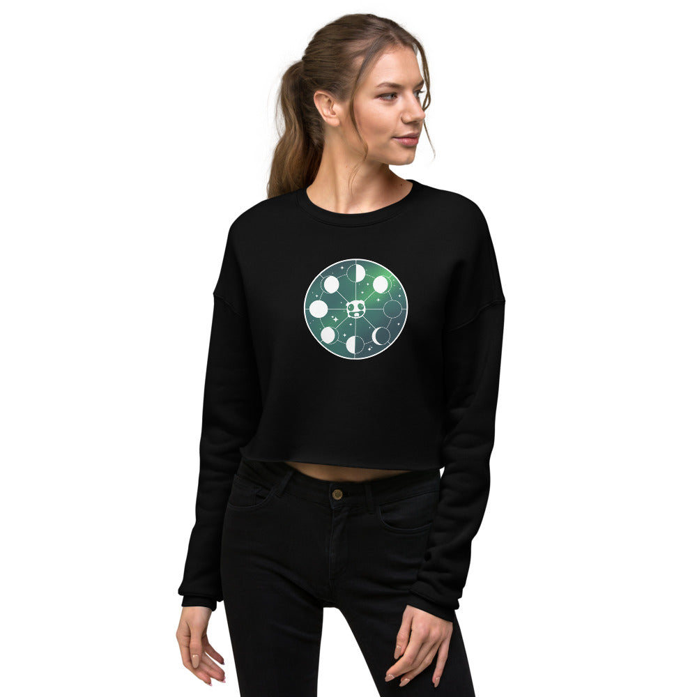 Circle Phases Crop Sweatshirt