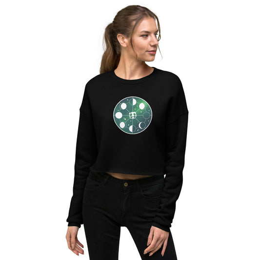 Circle Phases Crop Sweatshirt